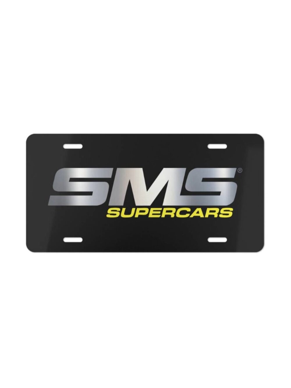 Performance SMS Supercars Vanity License Plate Aluminum Car Tag USA